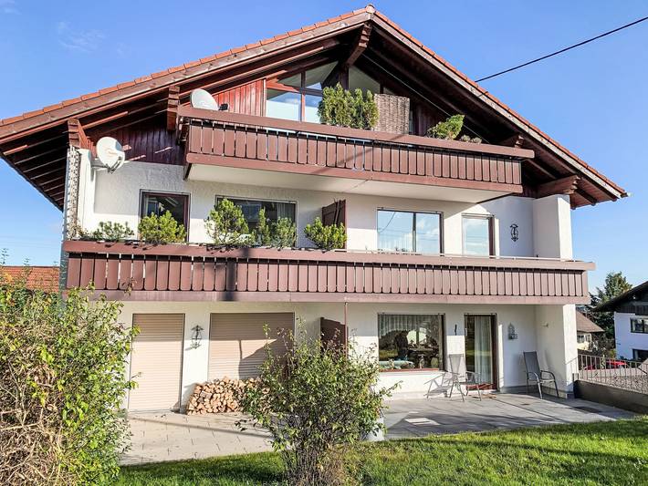 Ferienwohnung für 4 Personen, mit Terrasse und Garten in Oy-Mittelberg