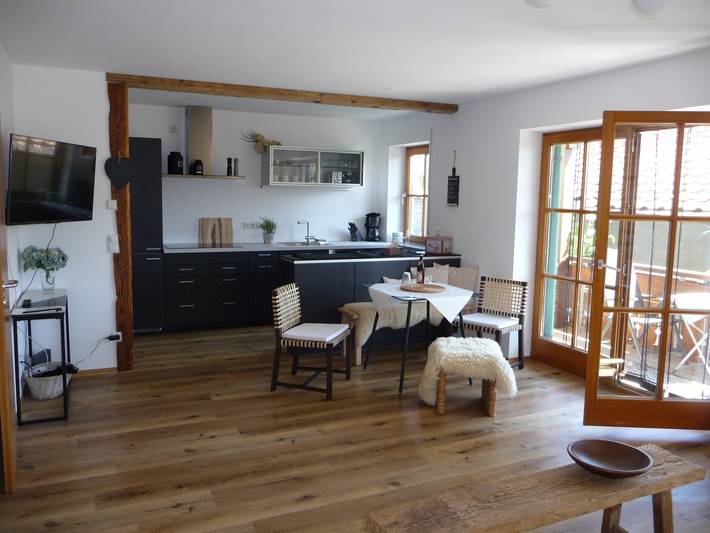 Ferienwohnung für 3 Personen, mit Balkon in Ofterschwang