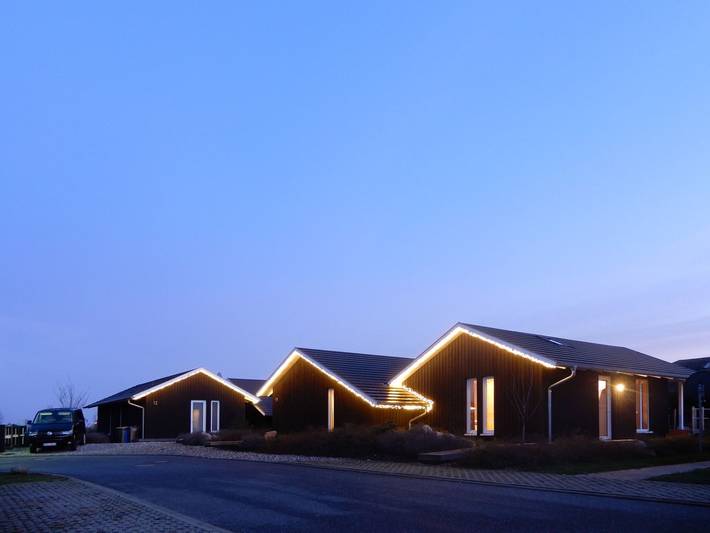 Bungalow für 6 Personen, mit Balkon und Terrasse sowie Garten und Sauna in Zierow