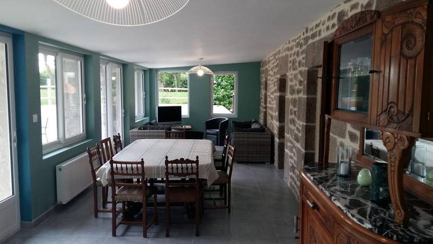 Location de vacances pour 10 personnes, avec vue et jardin à Montfarville - 4