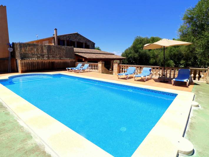 Finca für 7 Personen, mit Garten und Terrasse sowie Pool, mit Haustier in Campos - 3