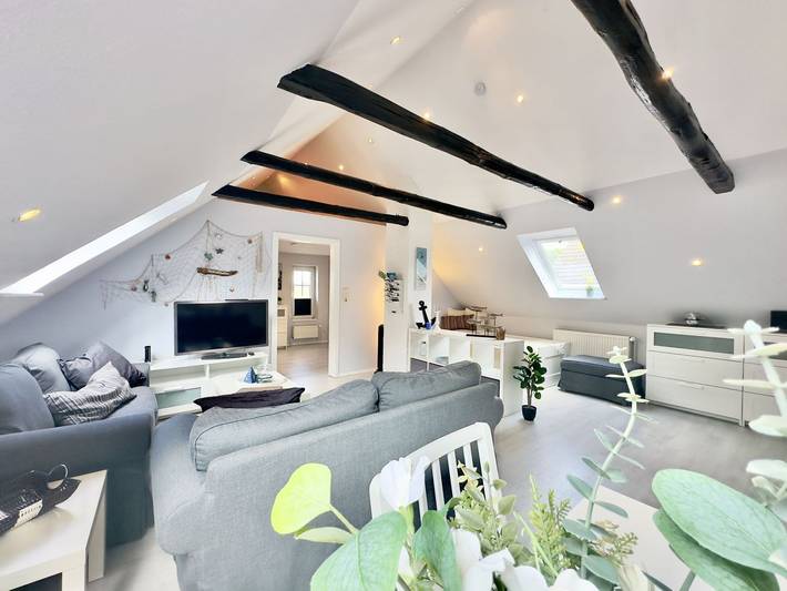 Ferienwohnung für 4 Personen, mit Terrasse und Garten sowie Ausblick in Wiarden