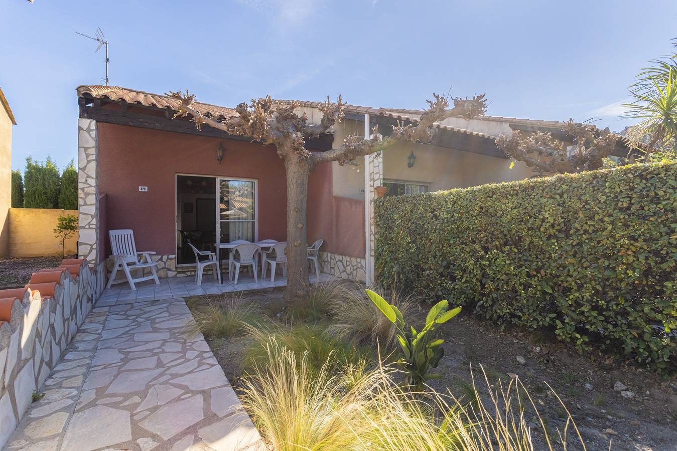 Gîte la Capelle para 7 personas, con piscina in Roquefort-des-Corbières, Costa mediterránea (Francia)