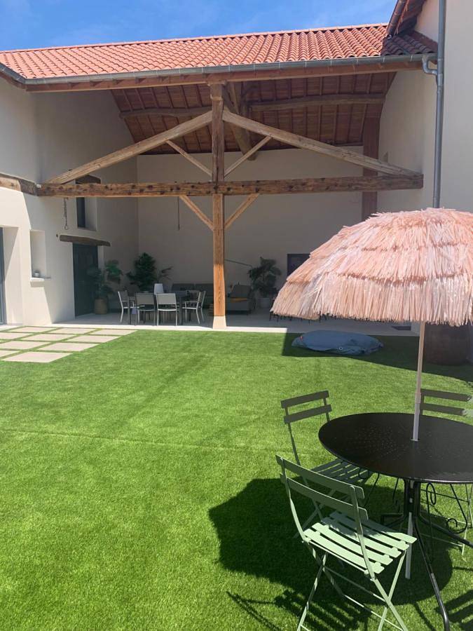 Double Room with Terrace in Priay, Ain