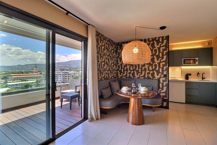 Estudio entero, Estudio para 2 personas con terraza in Papeete, Tahiti