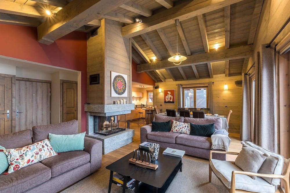 Apartamento entero, Lujoso Apartamento Nuevo 120 m2 al pie de las pistas 4 habitaciones dobles in La Tania, La Perrière
