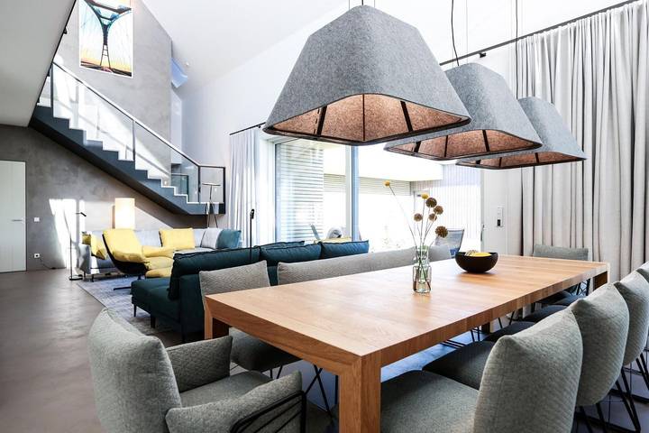 Ferienhaus für 14 Personen, mit Balkon und Balkon/Terrasse sowie Terrasse und Garten