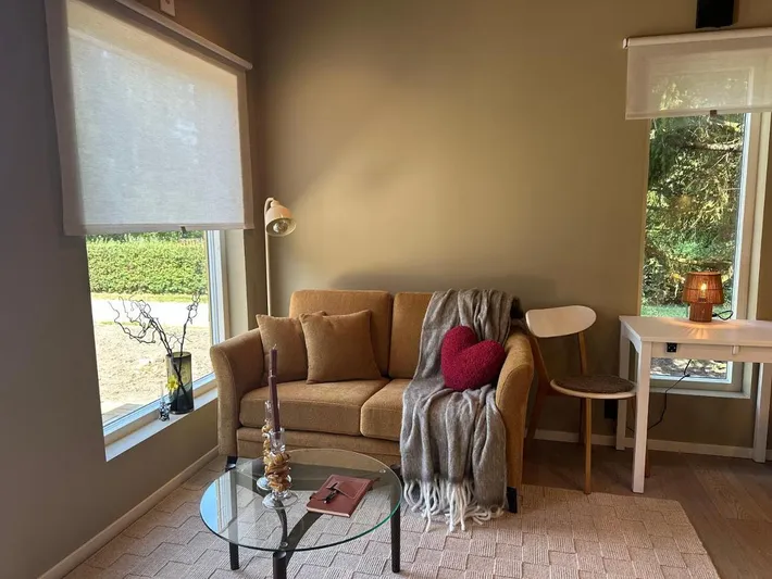 Ferienhaus für 2 Personen, mit Garten und Ausblick sowie Terrasse, mit Haustier - 1