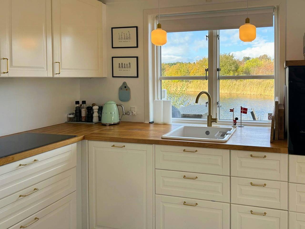 Vakantiehuis aan het water in Øer Maritime Ferieby in Øerne, Ebeltoft