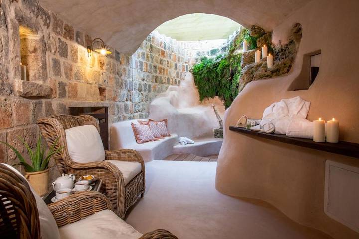 Hôtel pour 4 personnes, avec jardin et jacuzzi ainsi que piscine et sauna, adapté aux familles à Martano - 4