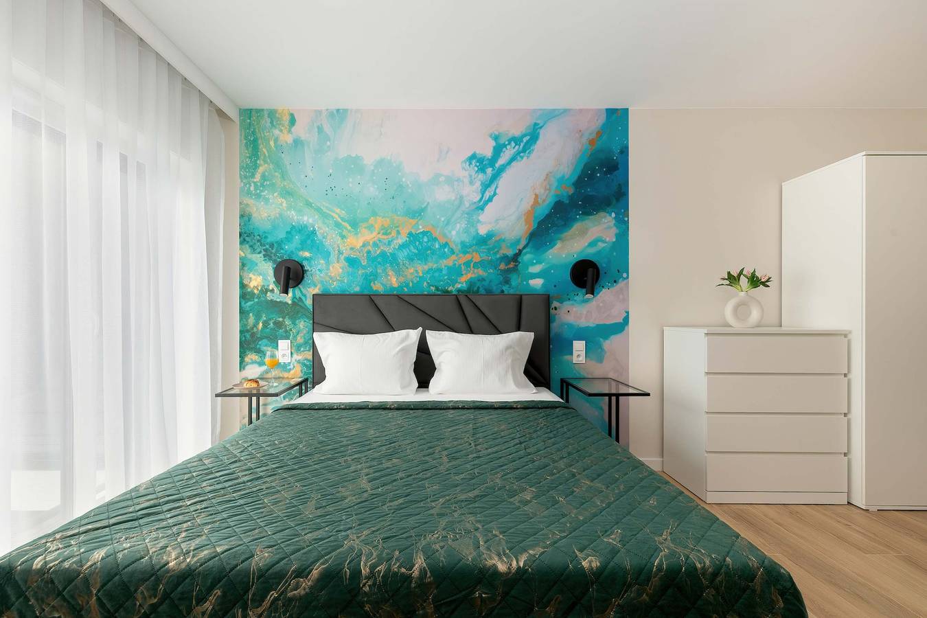 Ganze Wohnung, Ferienwohnung für 4 Personen mit Balkon/Terrasse in Niechorze, Powiat gryficki
