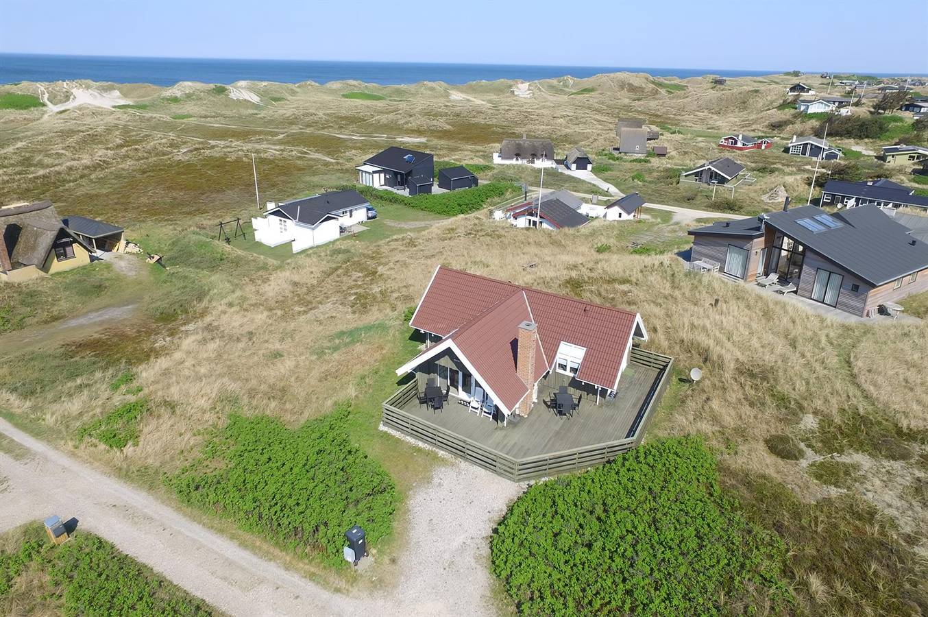Feriehus for 6 personer med terrasse in Søndervig, Holmsland Klit