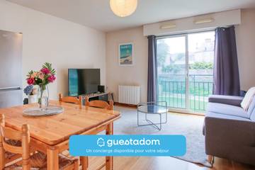 Gîte pour 4 personnes, avec balcon, adapté aux familles à Laval