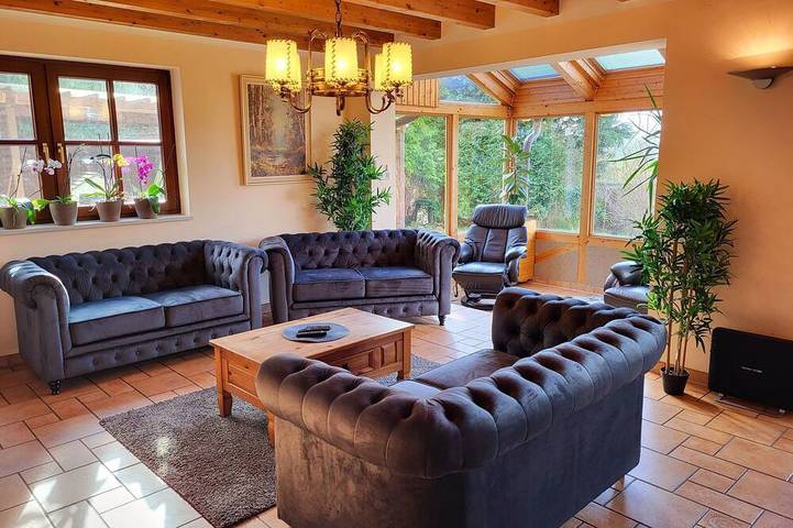 Ferienhaus für 8 Personen, mit Garten und Sauna, mit Haustier