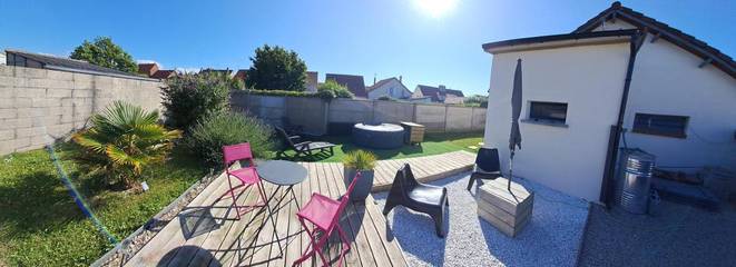Cottage pour 2 personnes, avec jacuzzi et jardin dans Plage de Dieppe