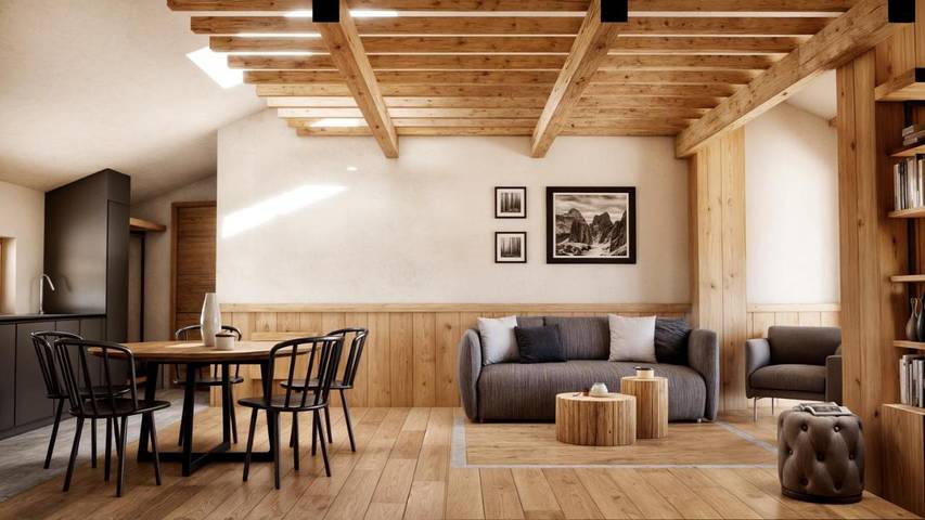 Location de vacances pour 2 personnes, avec piscine et jacuzzi ainsi que jardin et sauna à Ayas - 4