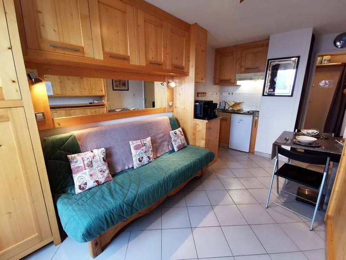 Studio pour 3 personnes, avec balcon