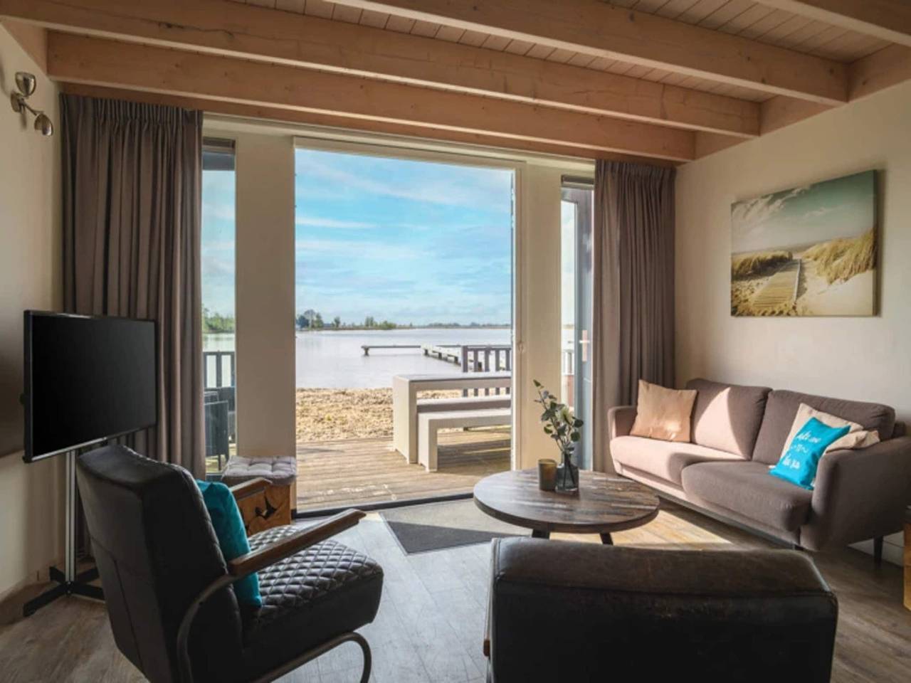 Ferienhaus mit Garten in der Nähe von Tjeukermeer in Friesland