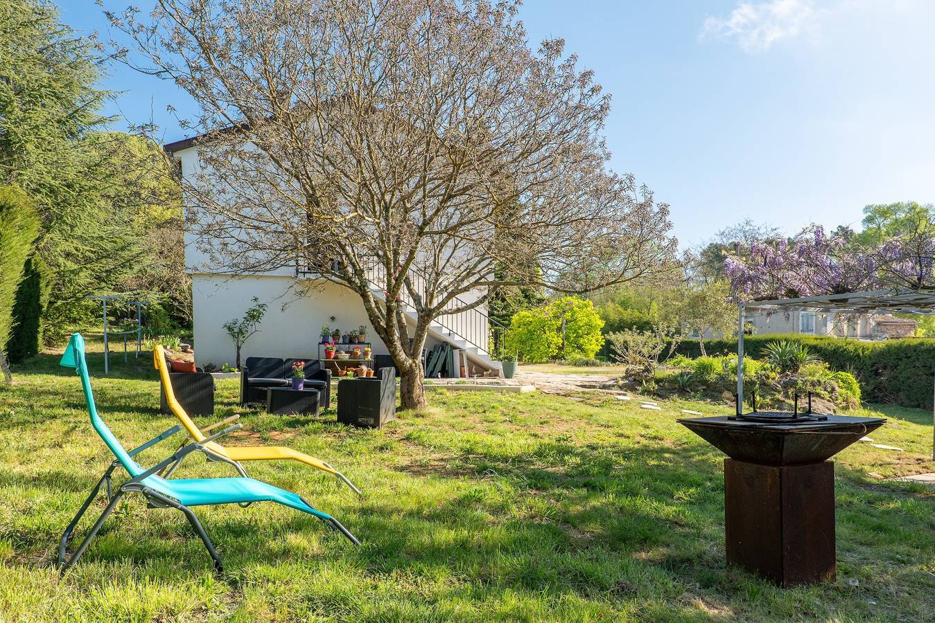 Chez Nana – Haus im Gard mit Garten und Klimaanlage in Barjac, Alès und Umgebung