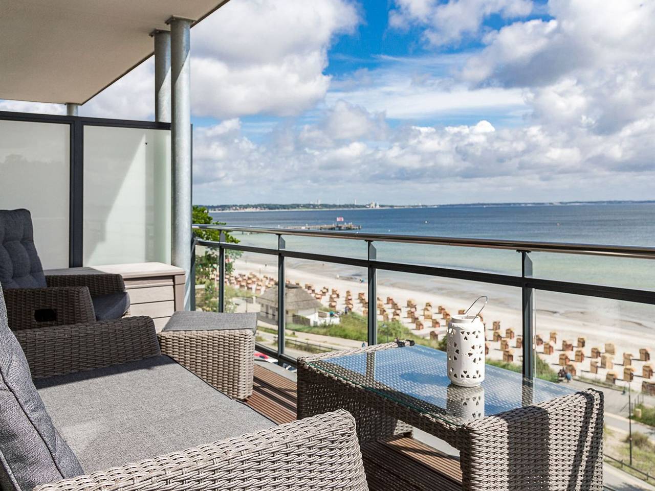 Ganze Ferienwohnung, Panorama 180 Grad - Panorama 180 Grad in Scharbeutz, Ostholstein