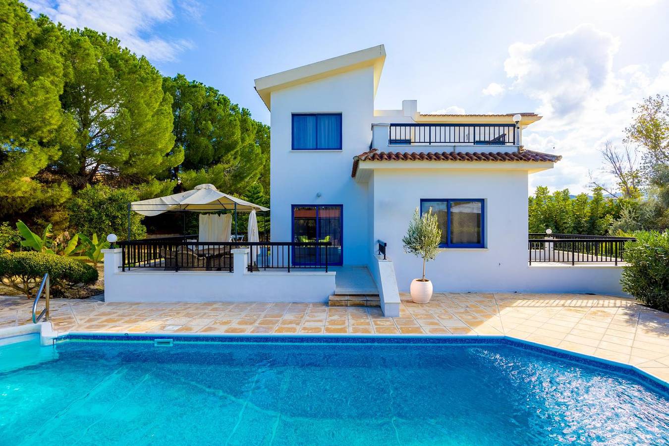 Villa für 7 Personen mit Garten in Πόλις Χρυσοχούς, Südzypern