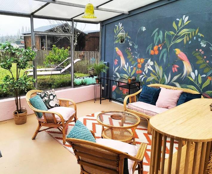 Maison de vacances pour 6 personnes, avec jardin