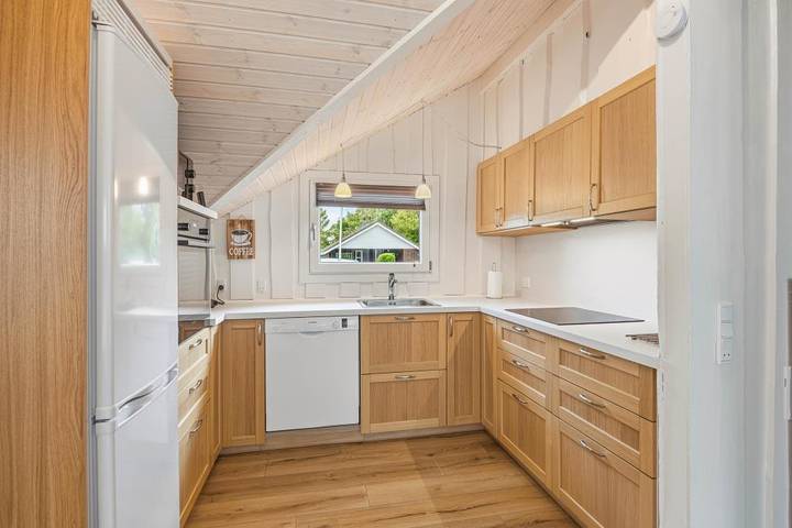 Schönes Ferienhaus mit Sauna & Lademöglichkeit in Bork Havn, Ringkøbing Fjord