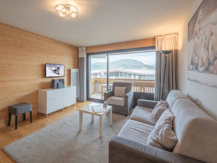 Chalet pour 4 personnes, avec balcon à Huez - 2