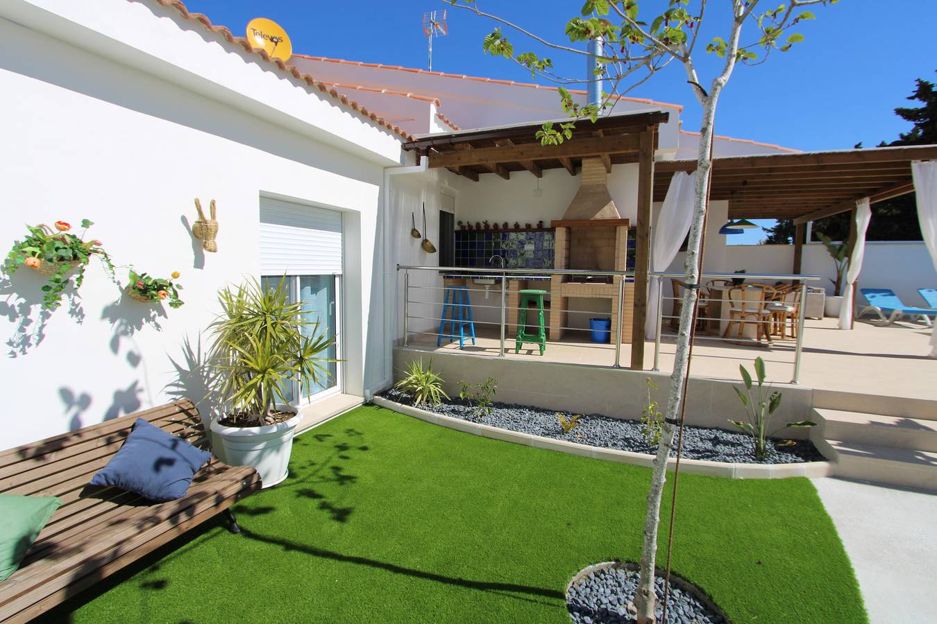 Casa Fenu, Ideal fuer Ihren Urlaub am Meer, Witi gratis, Klimaanlage Optional, Hunde erlaubt, Hundestrand in Riumar, Delta de l'Ebre