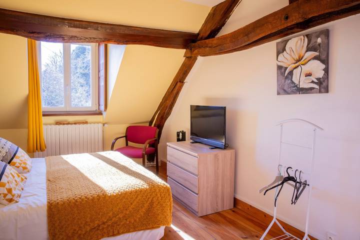 Guest Room 'Chambre Iris - Le Petit Puits' with Shared Garden and Wi-Fi in Cheverny, Sologne