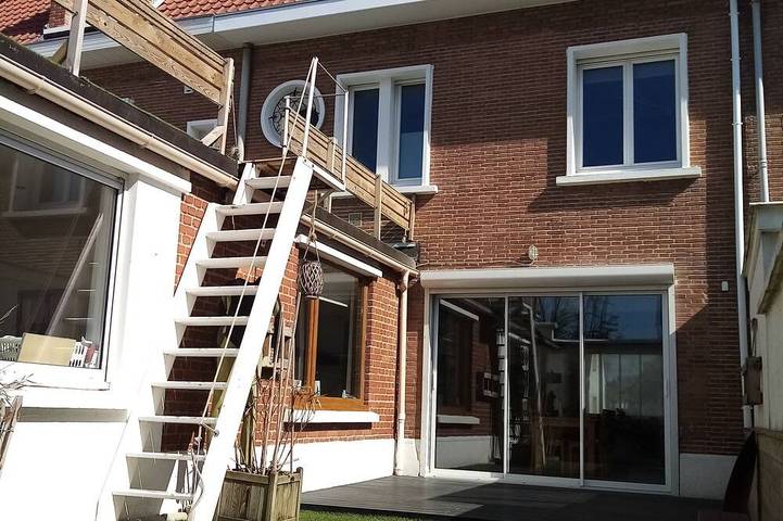 Location de vacances pour 10 personnes, avec terrasse et jardin, animaux acceptés à Gravelines - 4
