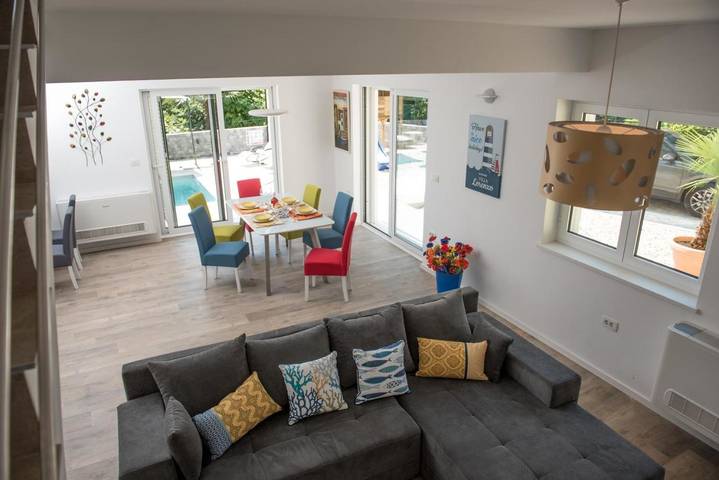 Villa pour 10 personnes, avec jardin ainsi que sauna et piscine à Lovran - 4