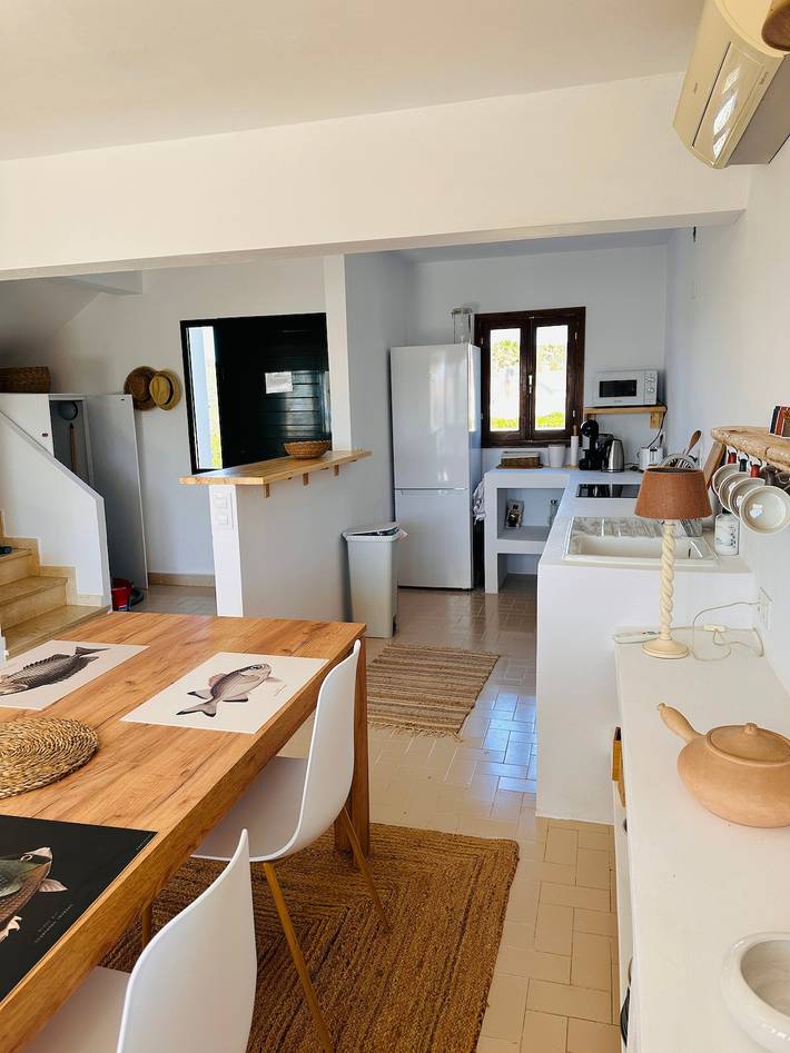 Villa 'Sa Pitxuri' mit Pool, Meerblick, WLAN und Klimaanlage in San Jaime Mediterráneo, Alaior Gemeinde