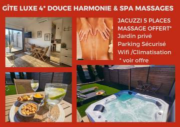 Gîte pour 2 personnes, avec jacuzzi et jardin à Villemoustaussou