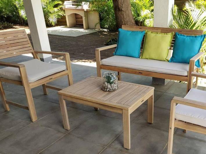 Location de vacances pour 6 personnes, avec piscine et jardin dans Plage de la Saline - 2