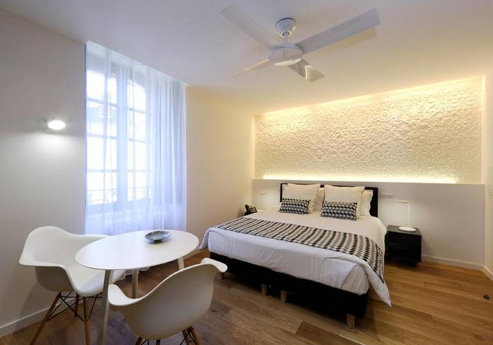 Appart’hôtel pour 2 personnes, avec Jacuzzi ainsi que Sauna et Vue