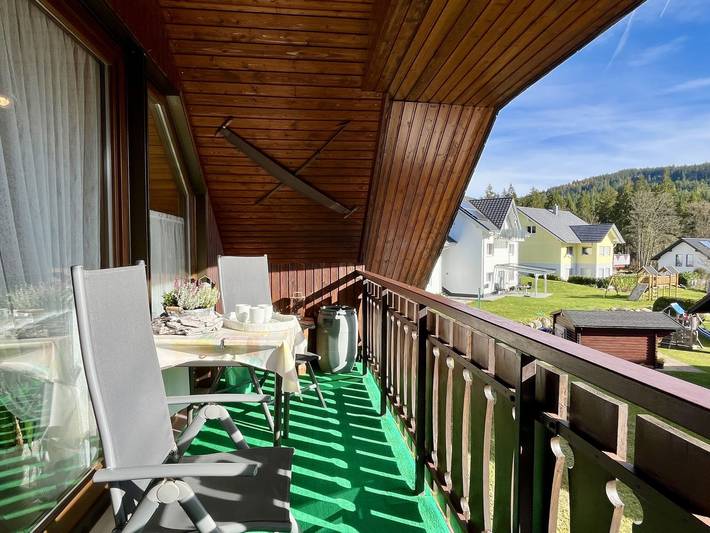 Ferienwohnung für 3 Personen, mit Balkon und Garten sowie Ausblick in Schluchsee - 3