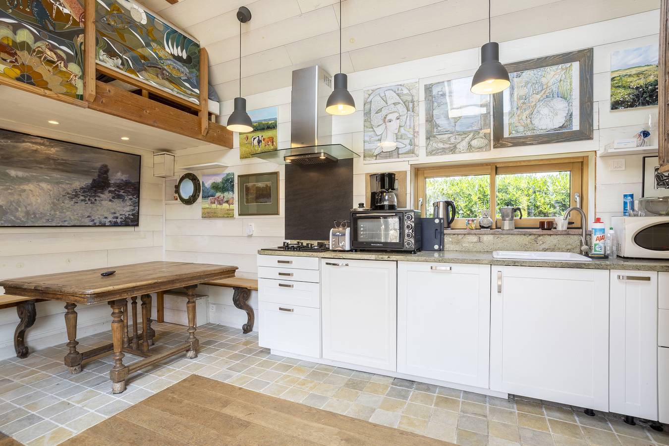Maison de vacances 'Mousterlin Cottage 5pers 200m Plage' avec terrasse privée, jardin et Wi-Fi in Fouesnant, Côte de Cornouaille