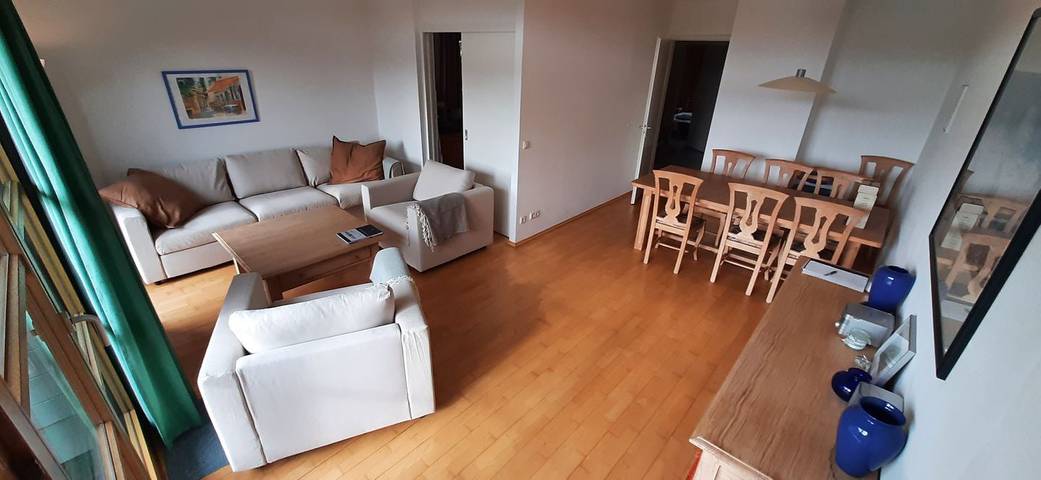 Ferienwohnung für 6 Personen, mit Balkon und Terrasse sowie Ausblick in Rostock und Umgebung - 3