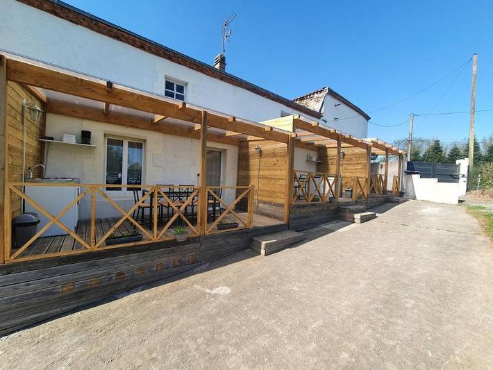 Chambre d’hôte pour 4 personnes, avec terrasse à Mouchamps