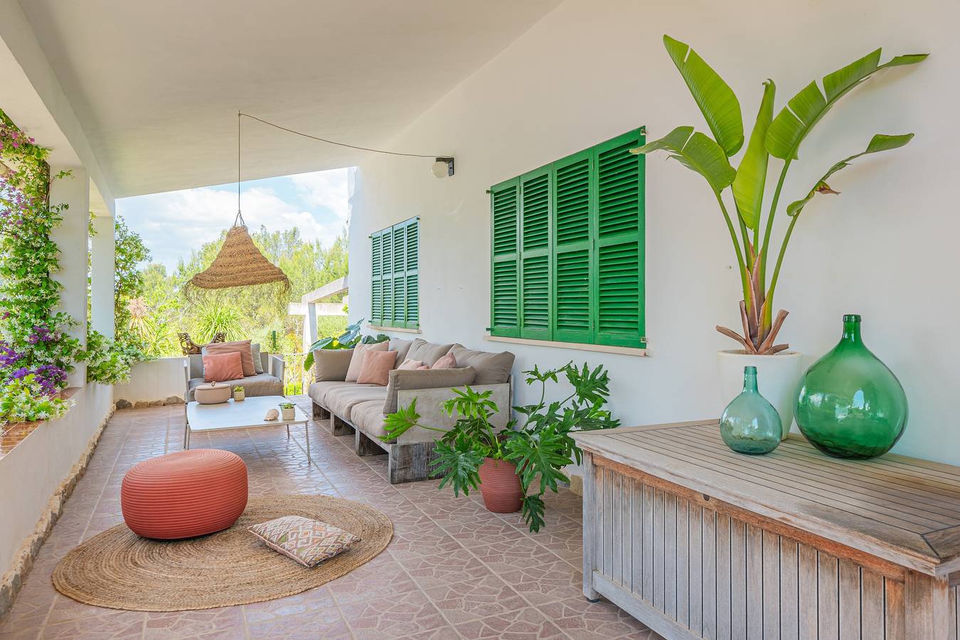 Villa 'Son Bibiloni' com vista para a montanha, terraço privado e acesso Wi-Fi in Algaida, Maiorca Centro