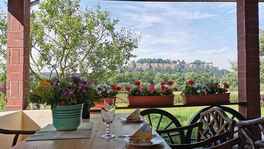 Ferienwohnung für 2 Personen, mit Terrasse in Sächsische Schweiz