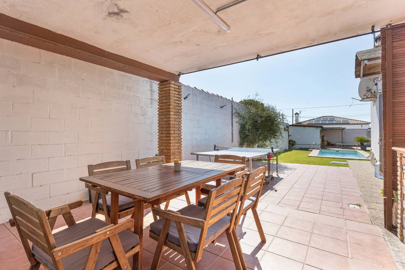 Ferienhaus 'El Olivo' mit privatem Pool, Wi-Fi und Klimaanlage in Los Franceses-La Vega, Chiclana de la Frontera