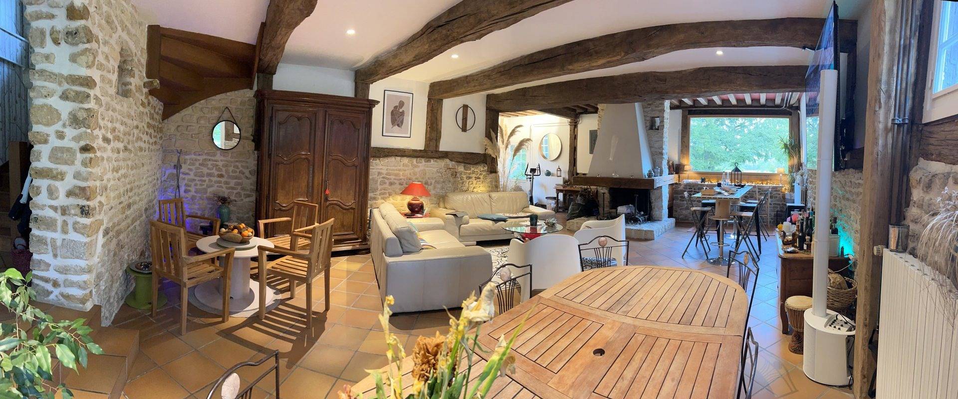 Le Pressoir de Lecange, chambres d'hôtes 2 à 6 personnes - Chambre Bleue in Saint-Pierre-et-Saint-Paul-en-Val-d'Auge, Région de Lisieux