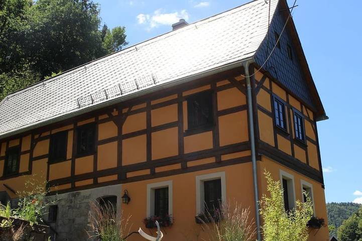 Ferienwohnung für 6 Personen, mit Sauna und Terrasse in Krippen - 2