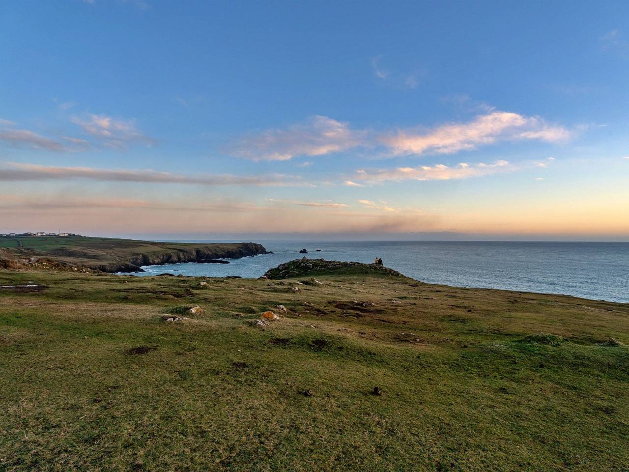 Penn an Vownder in Kynance Cove, Cornualles