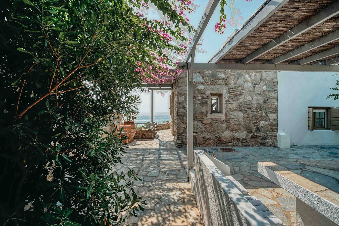 Casa vacanze 'Karavi' con terrazza privata, balcone e aria condizionata in Ramos, Cicladi