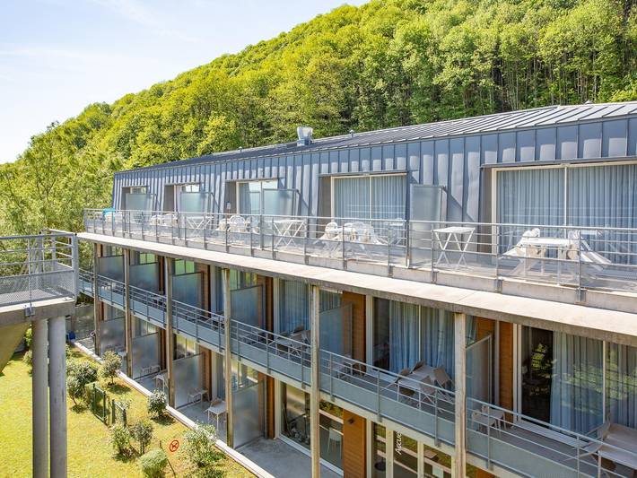 Studio pour 4 personnes, avec balcon/terrasse et piscine, animaux acceptés