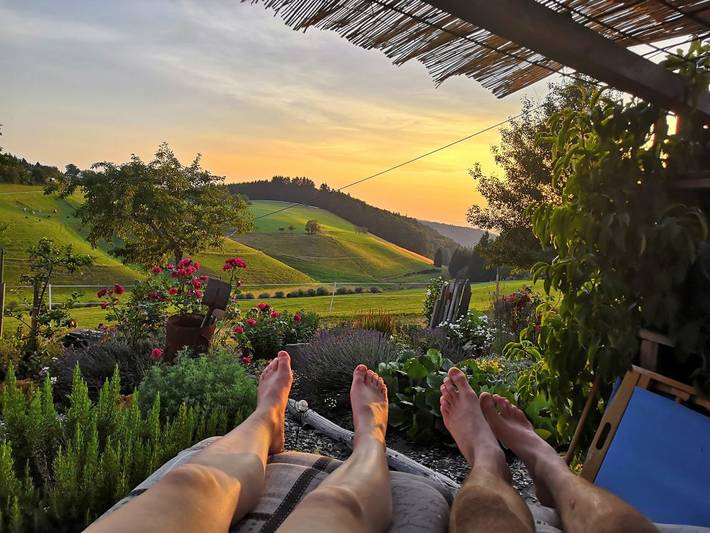 Ferienhaus für 4 Personen, mit Whirlpool und Terrasse sowie Garten und Pool in Freiamt