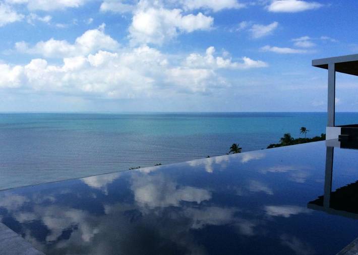 Location de vacances pour 6 personnes, avec vue ainsi que terrasse et piscine dans Ko Phangan - 3